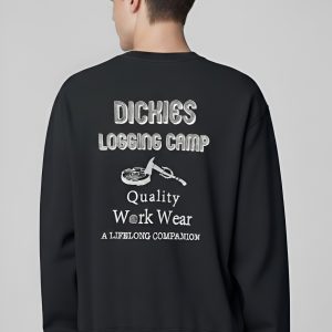 DICKIES FRENCHTERRY HIGH DENSITY PRINT GRAPHIC CREWNECK BLACK
