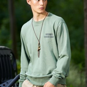 DICKIES FRENCHTERRY HIGH DENSITY PRINT GRAPHIC CREWNECK SEA SPRAY FRONT.