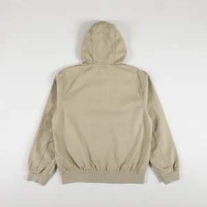 Dickies Duck Canvas Unlined Hooded Jacket Desert Sand back