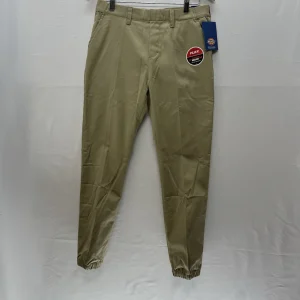 Dickies Flex Joggers 20 Slim Mens Pull-On Tapered Leg Faux Zip Pockets Khaki New