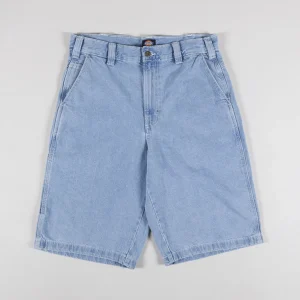 Dickies Madison Denim Shorts Vintage Aged Blue