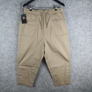 Dickies Pants Mens 32 Beige Desert Sand Relaxed Drawstring Stretch Waist NEW