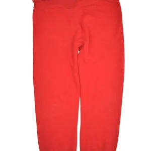 Vintage Dickies Sweatpants Mens M Red Warm Up Made in USA Gusset Blank 80s
